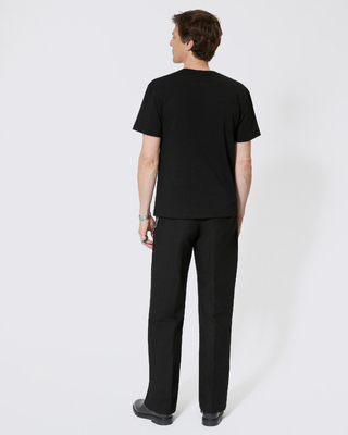 T-shirt avec logo détouré noir