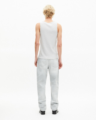 Débardeur avec broderie blason gris