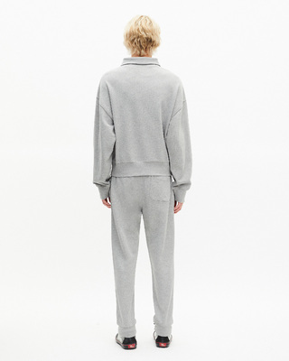 Sweatshirt col camionneur gris