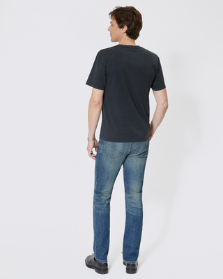 T-shirt avec sérigraphie marine