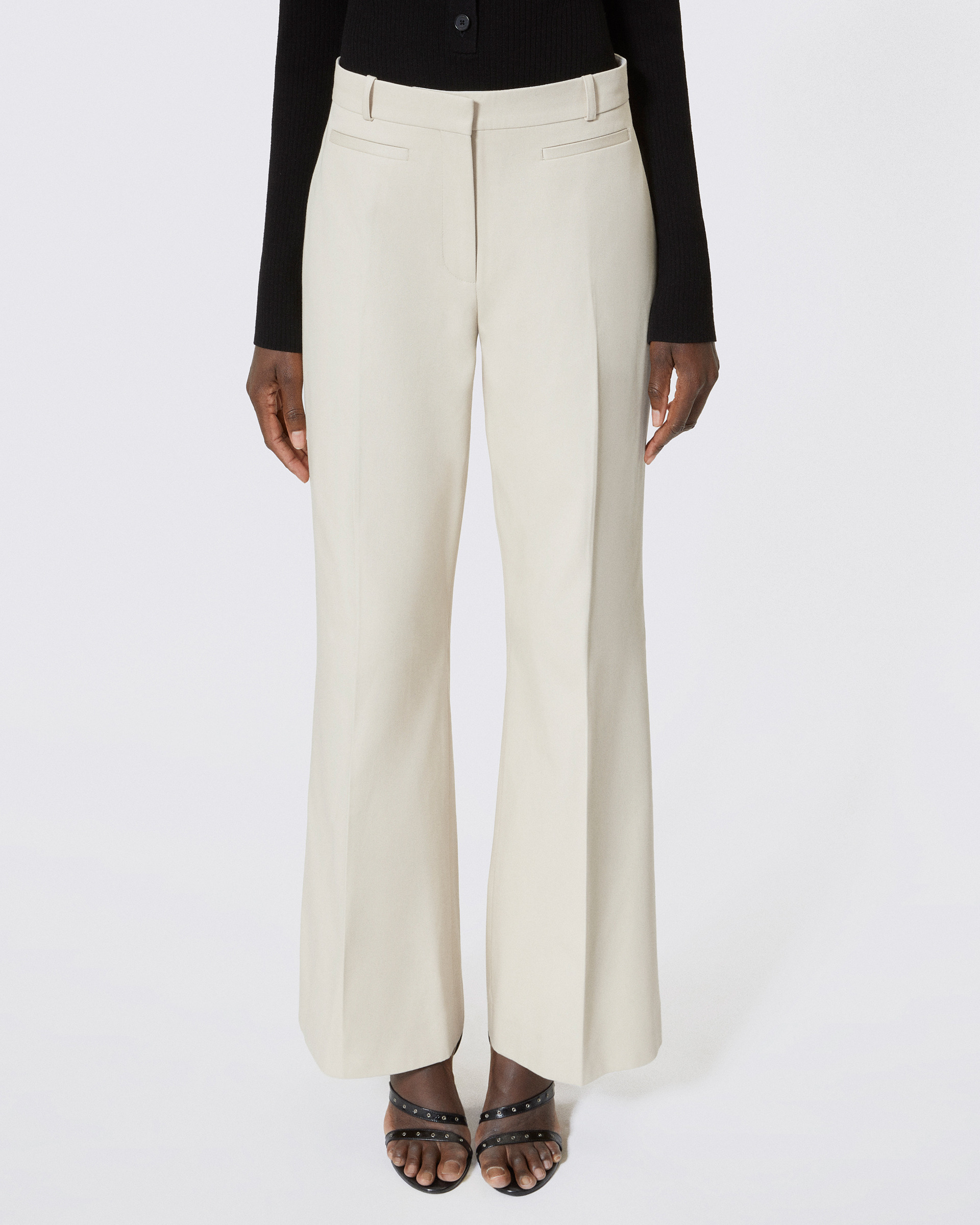 Pantalon en coton beige
