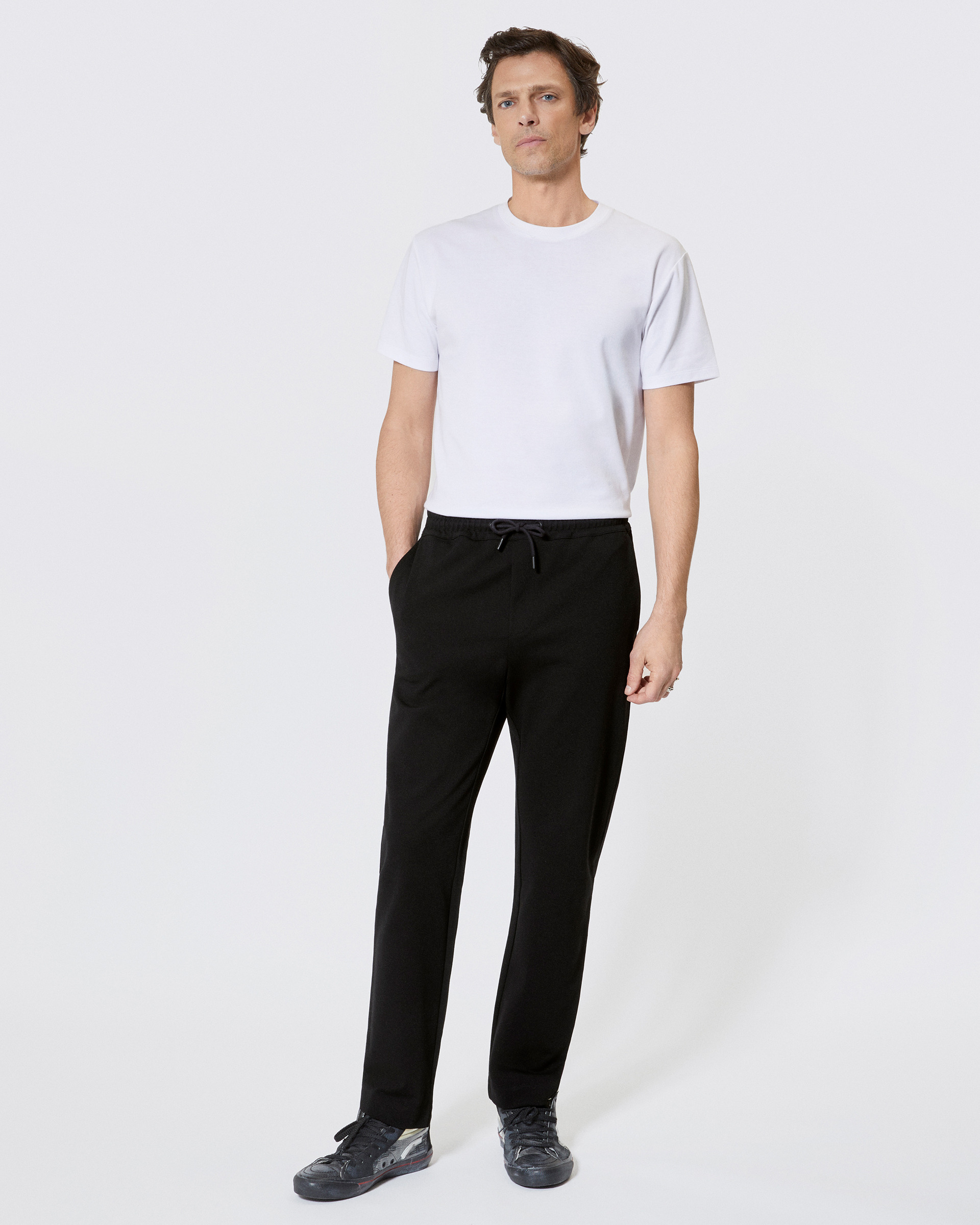 Pantalon en milano noir