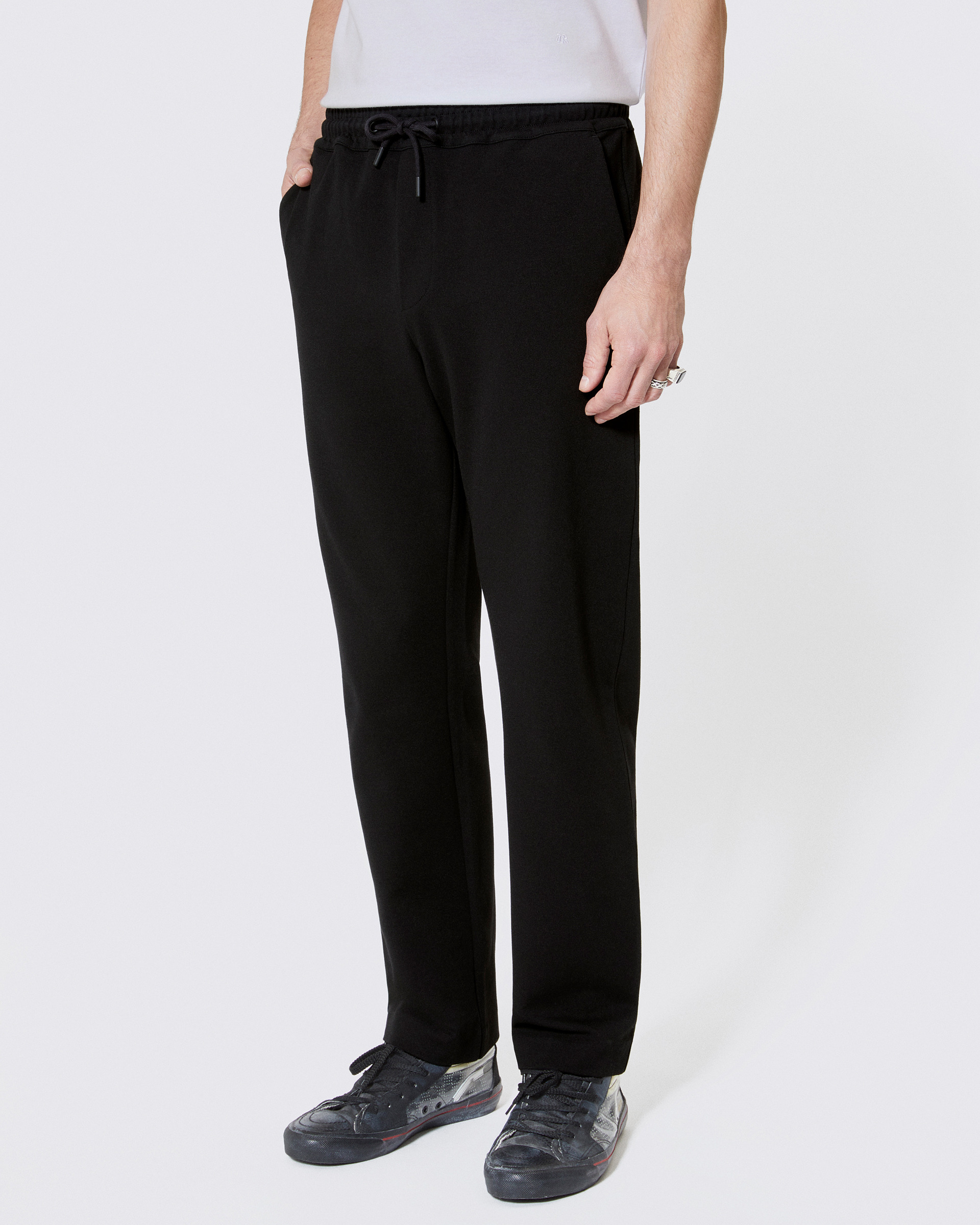 Pantalon en milano noir