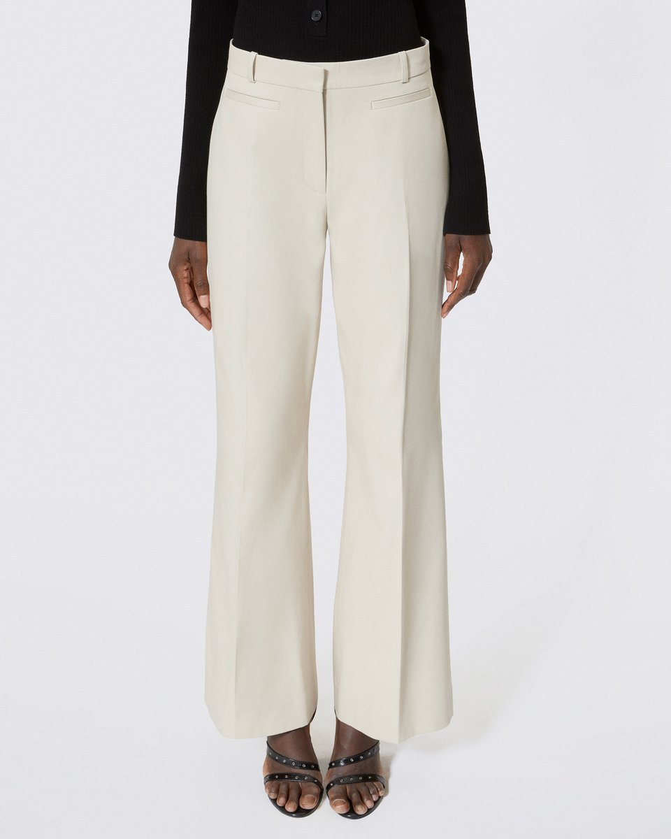 Pantalon en coton beige