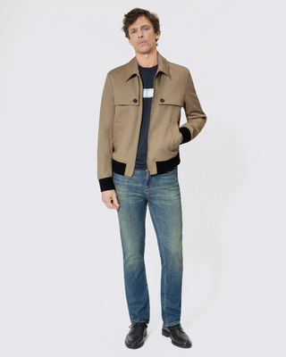 Blouson à bavolets beige