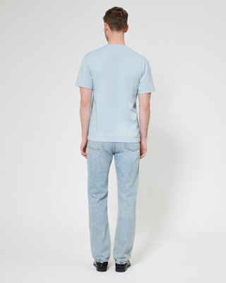 T-shirt avec logo détouré bleu