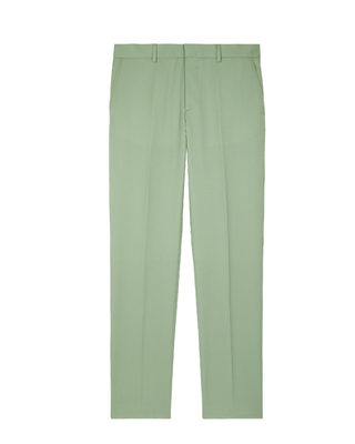Pantalon de costume droit vert