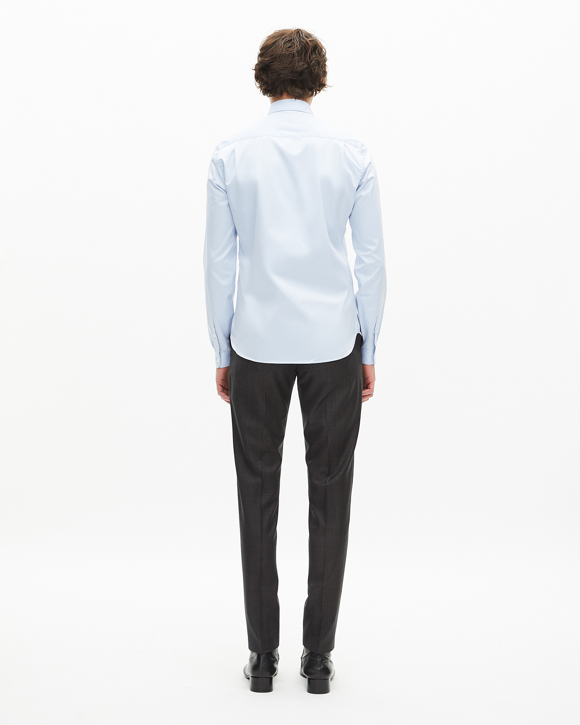 Chemise col classique bleu ciel