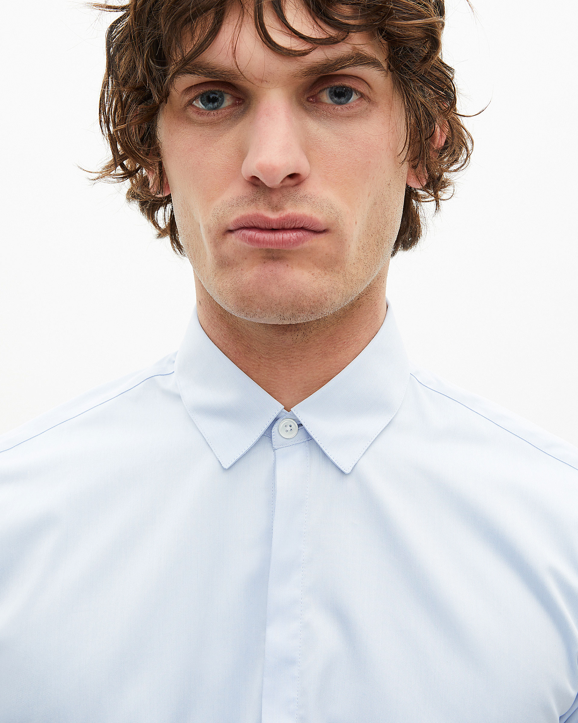 Chemise col classique bleu ciel