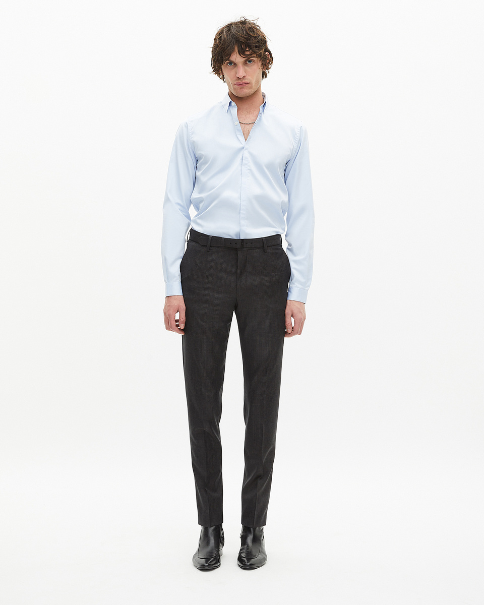 Chemise col classique bleu ciel