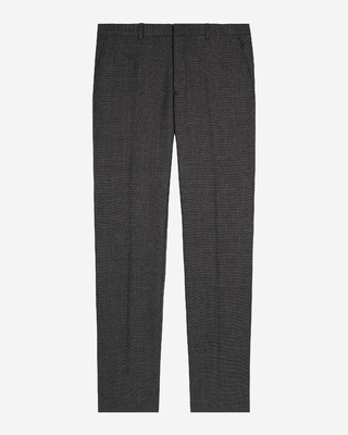 Pantalon de costume en laine droit gris