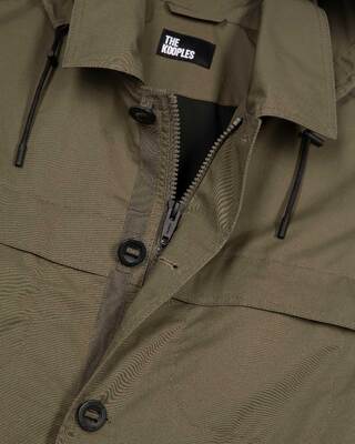 Parka &agrave; capuche kaki