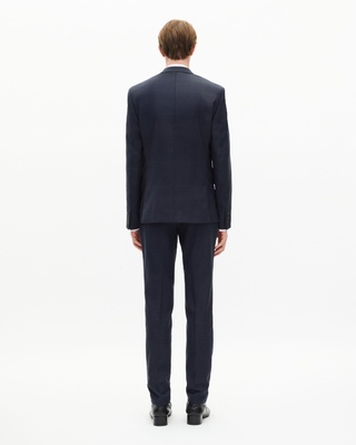 Veste de costume en laine marine