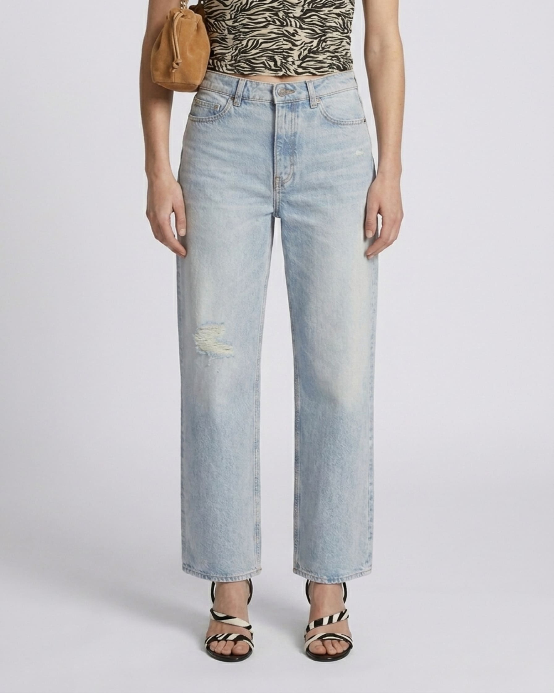 Jean large bleu clair