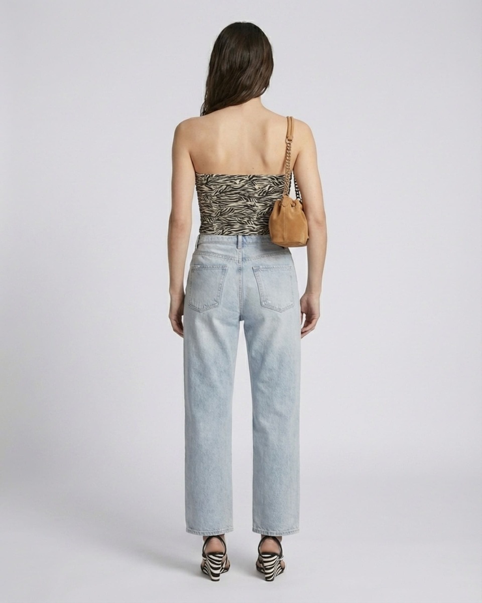 Jean large bleu clair