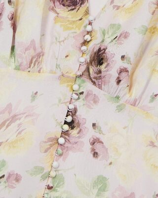 Robe courte imprimé fleuri