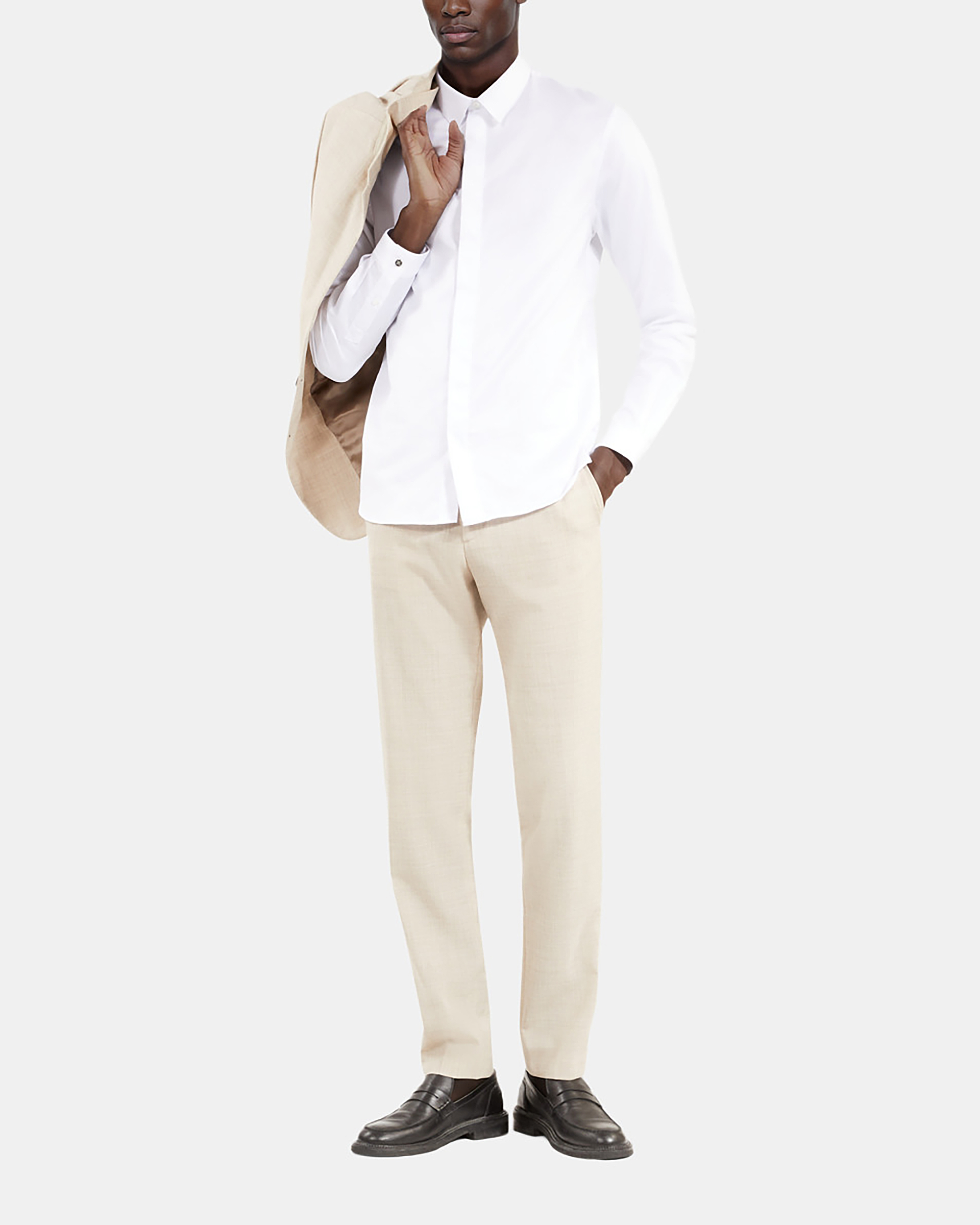 Chemise formelle blanche