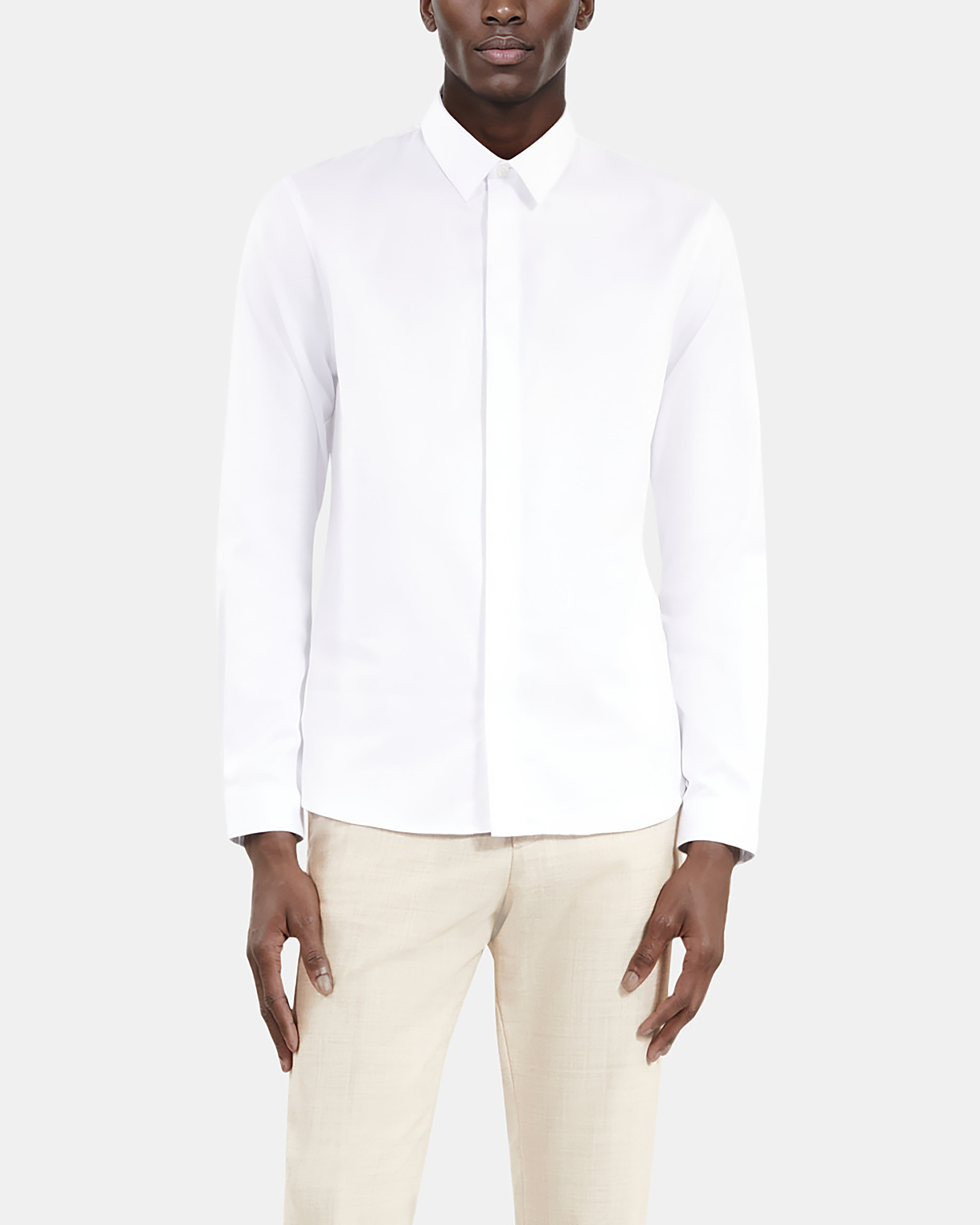 Chemise formelle blanche