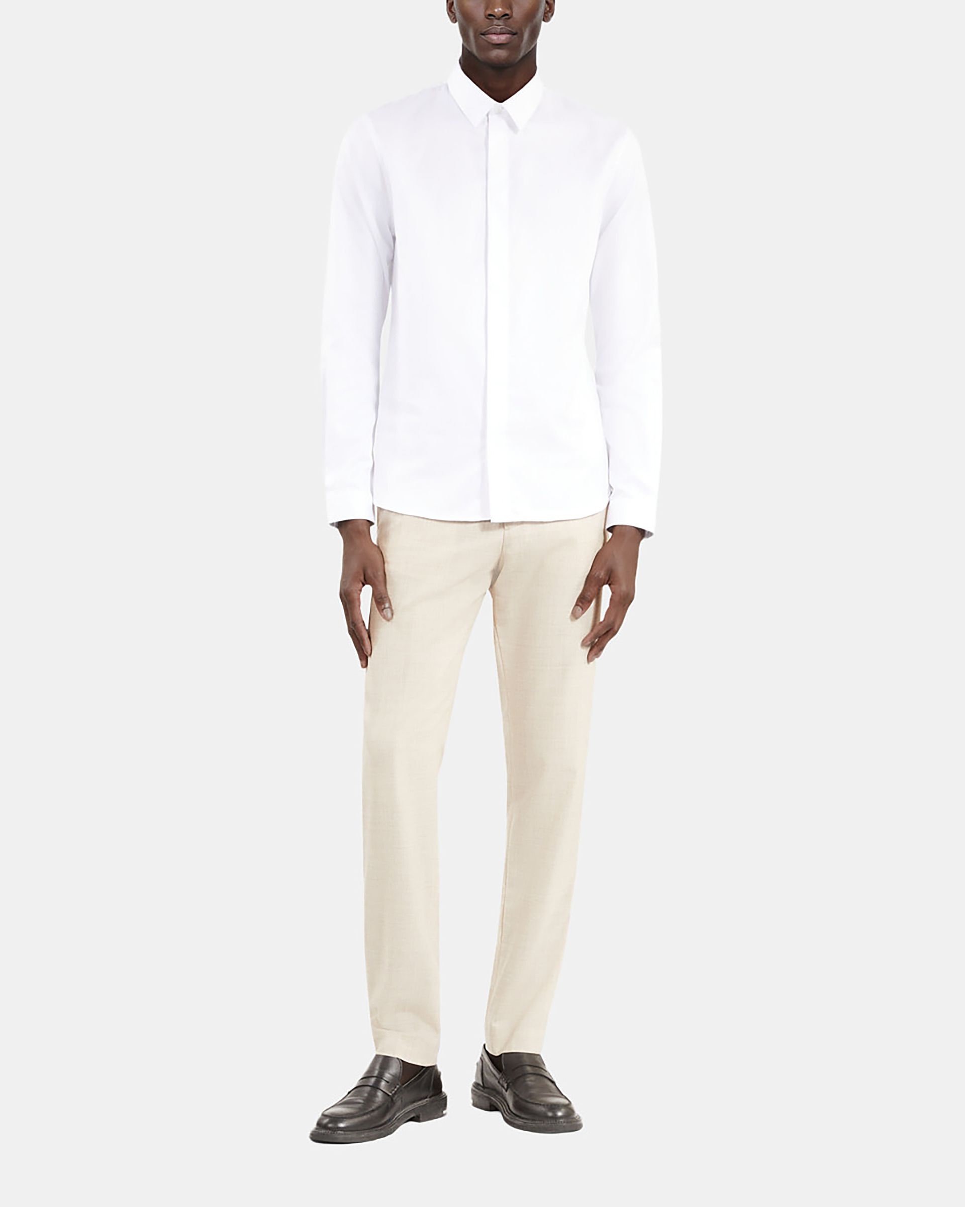 Chemise formelle blanche