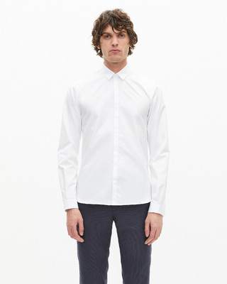 Chemise col classique blanche