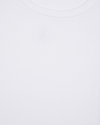 D&eacute;bardeur avec broderie blason blanc