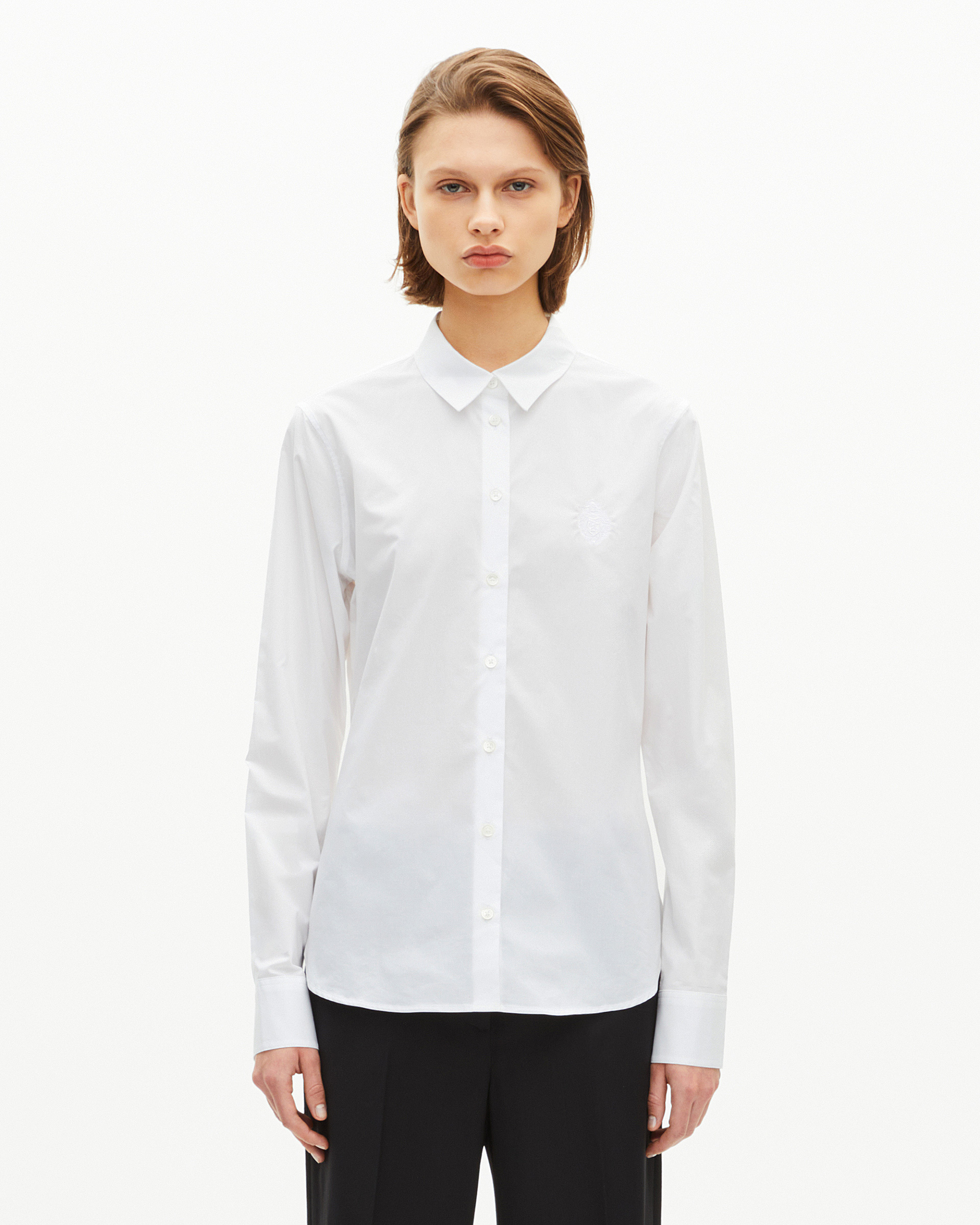 White poplin shirt