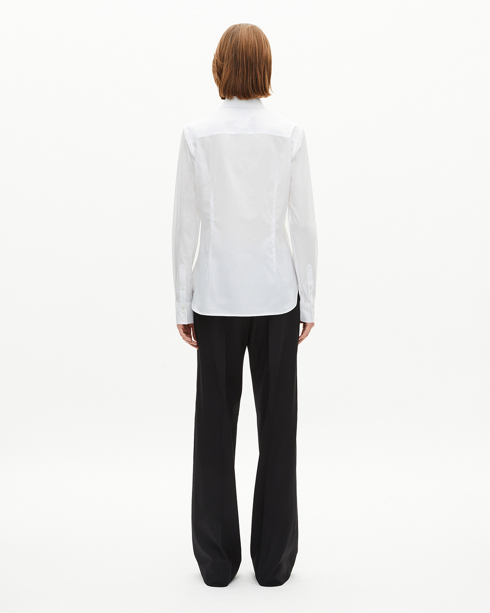 White poplin shirt