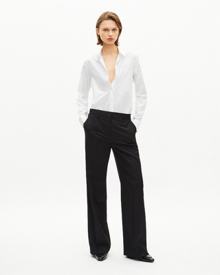 White poplin shirt