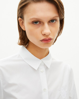 White poplin shirt