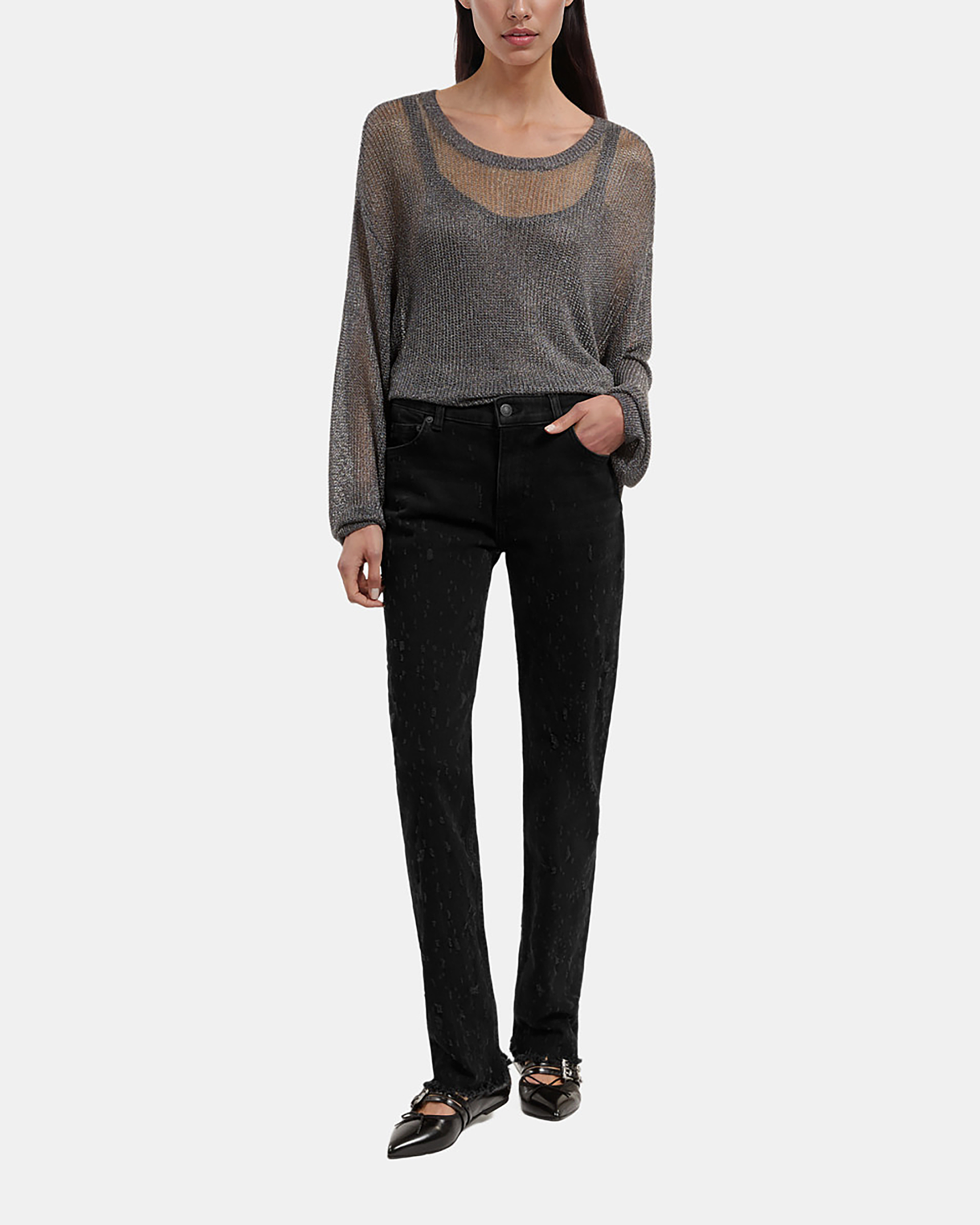 Black slim jeans