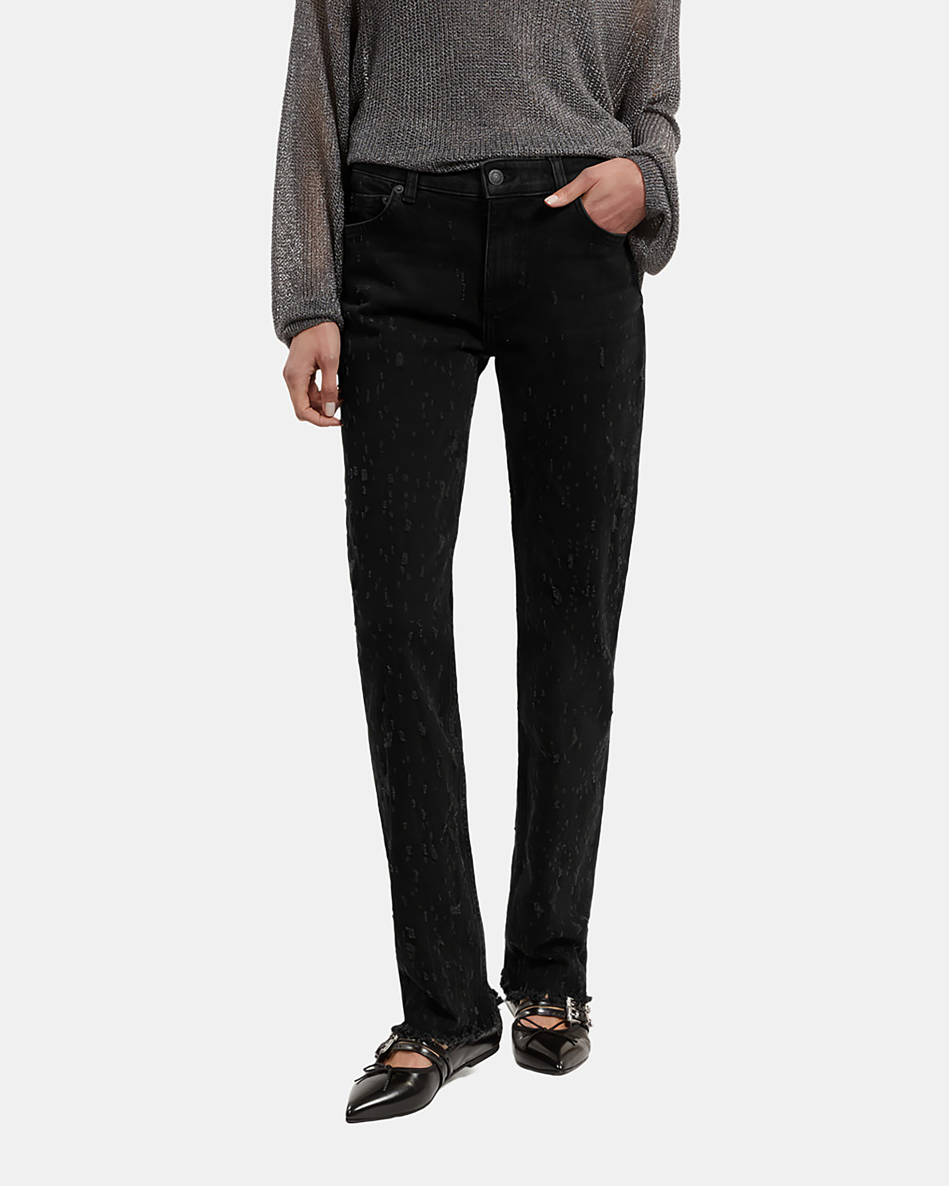 Black slim jeans