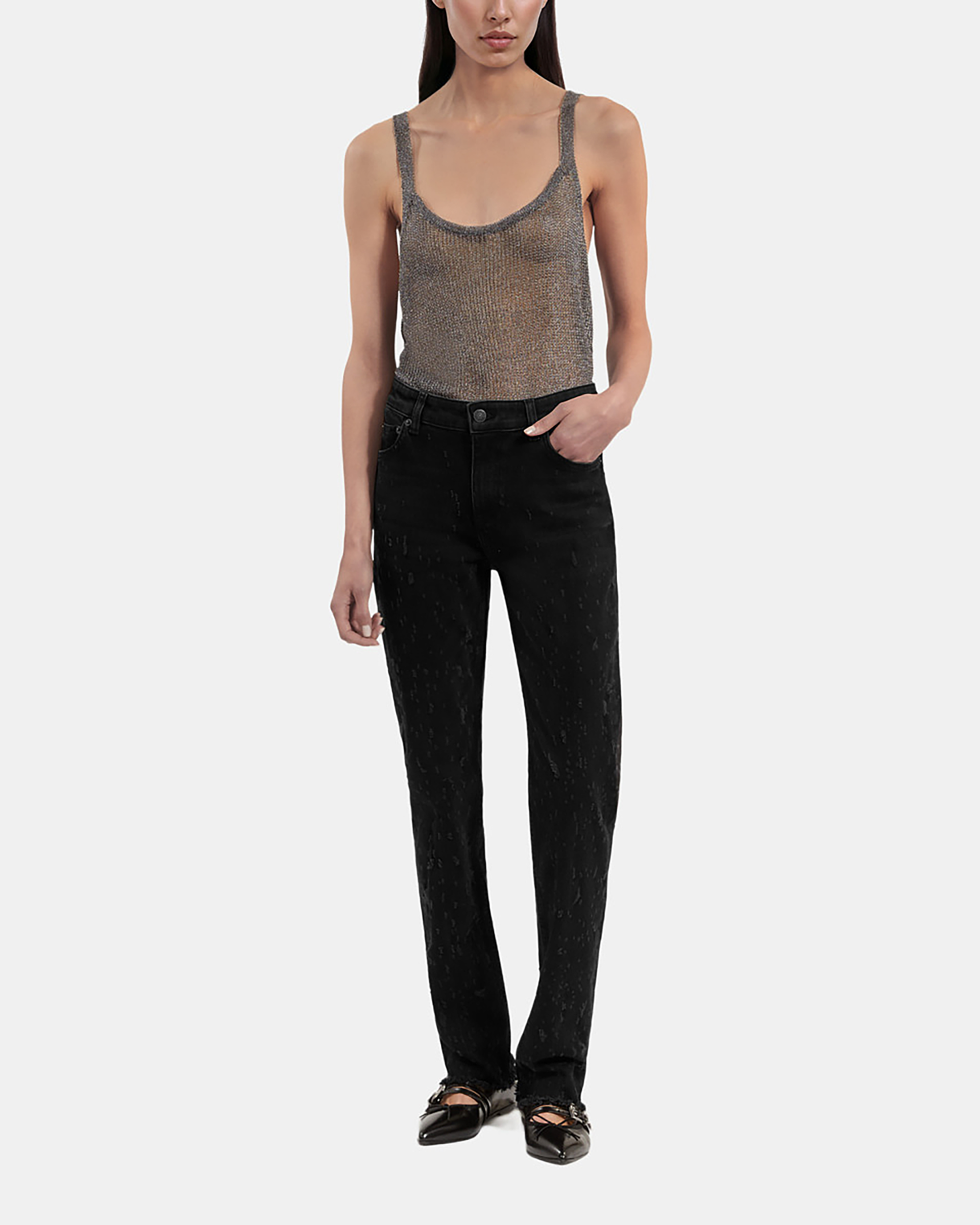 Black slim jeans