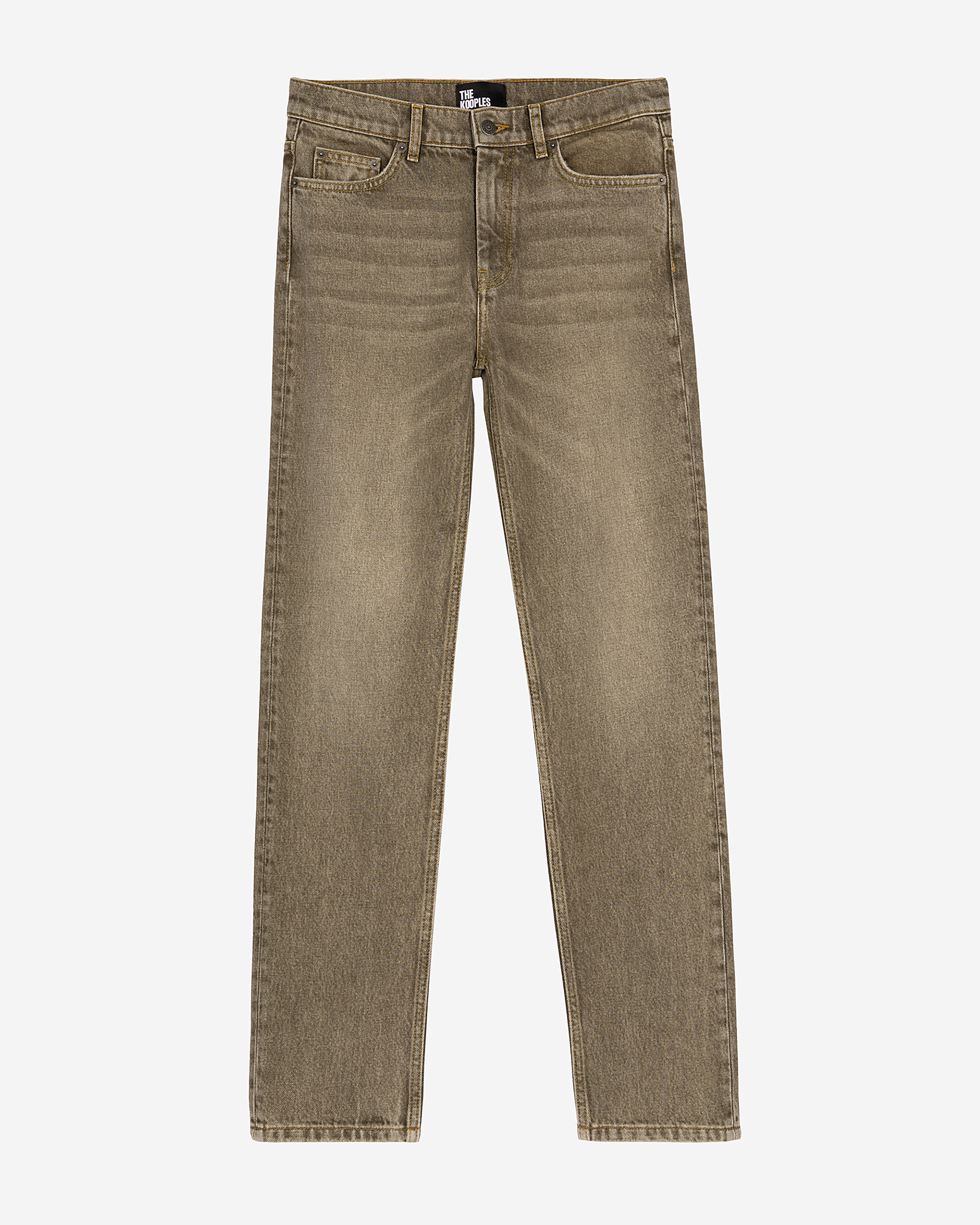 Olive slim jeans