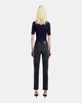 Straight black jeans