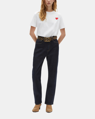 Dark blue boyfriend jeans