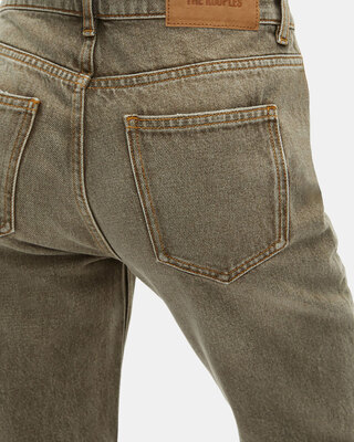 Olive slim jeans