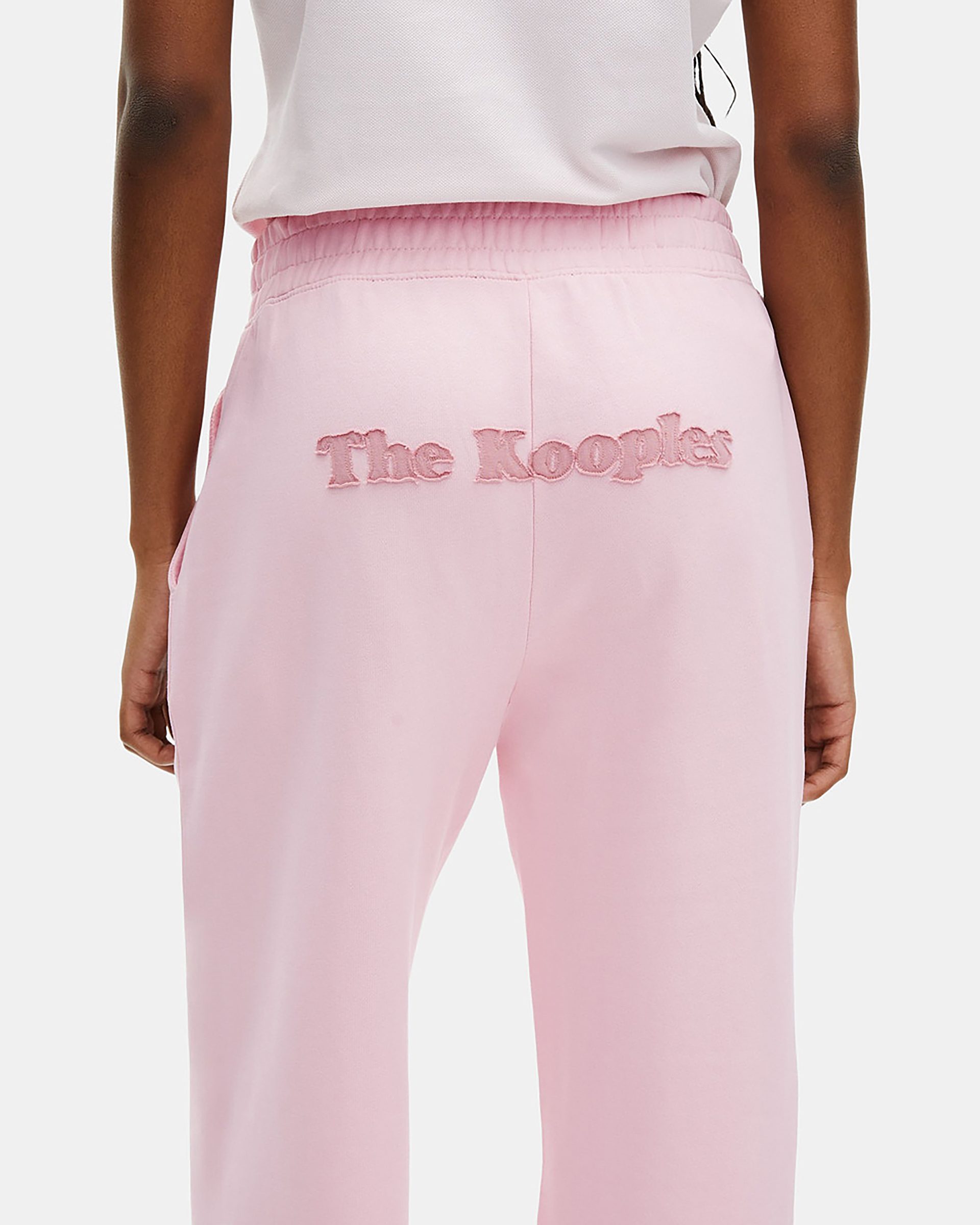 Pink logo jogging suit