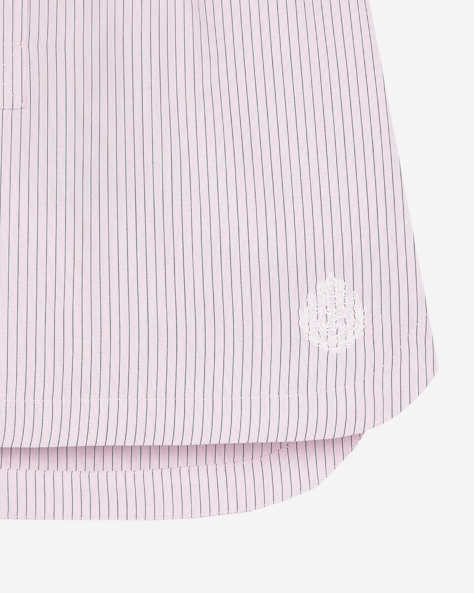 Pink striped short skirt