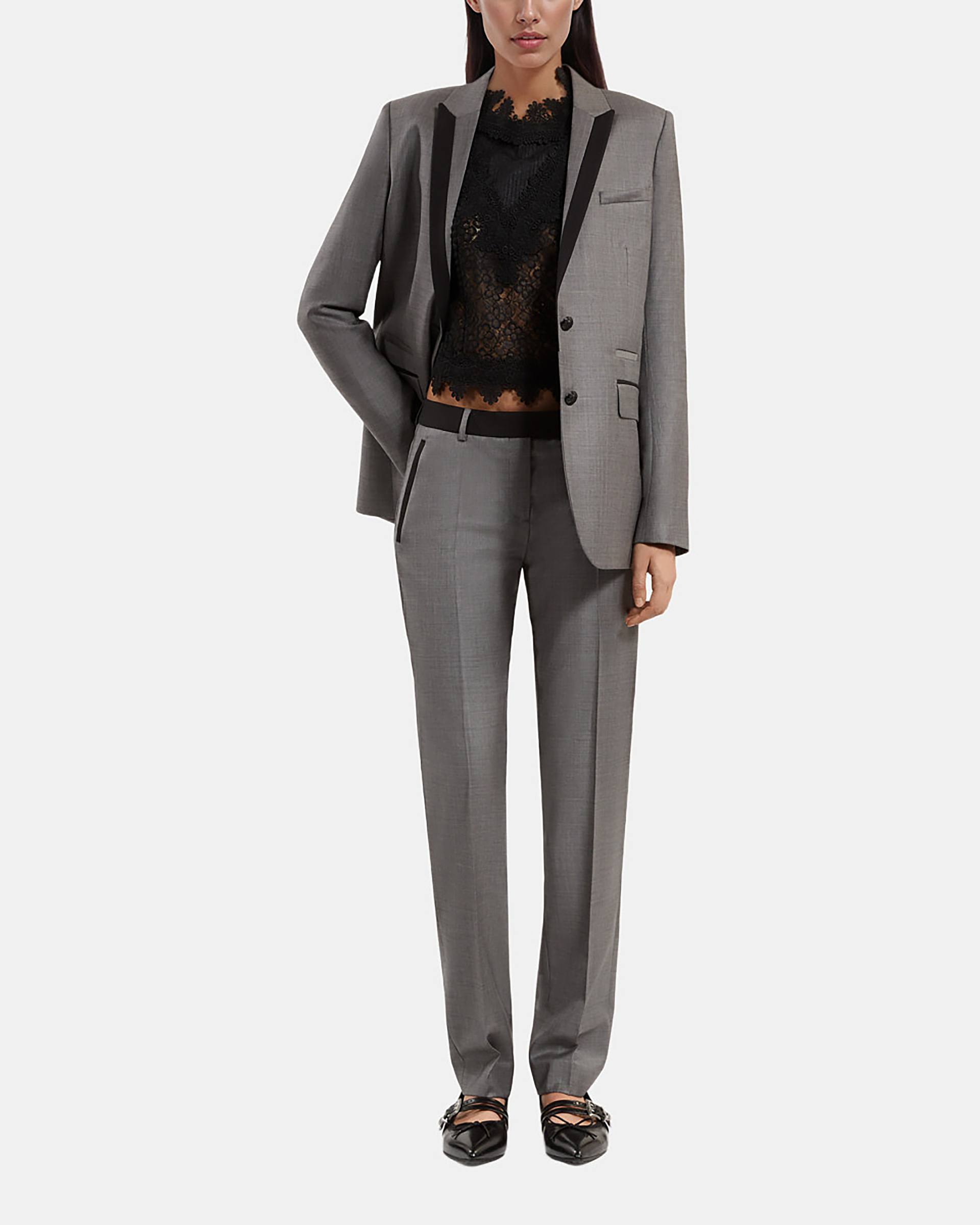 Grey tailored pants
