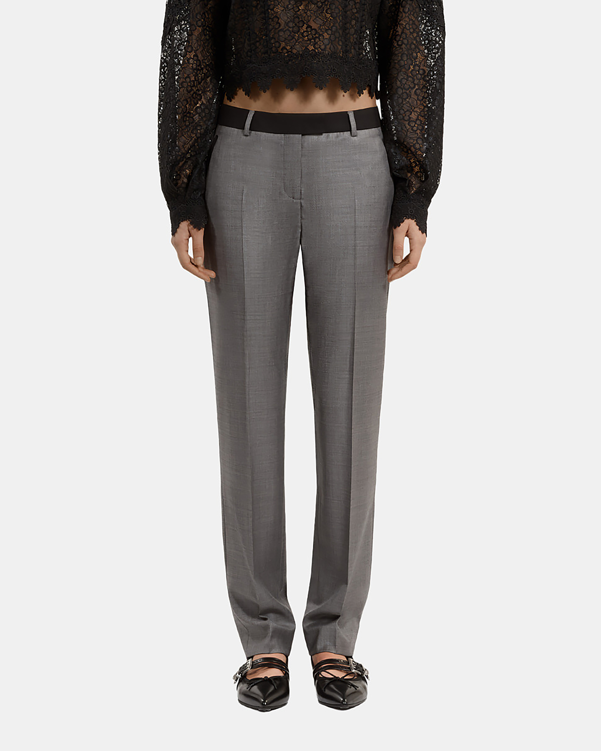 Grey tailored pants