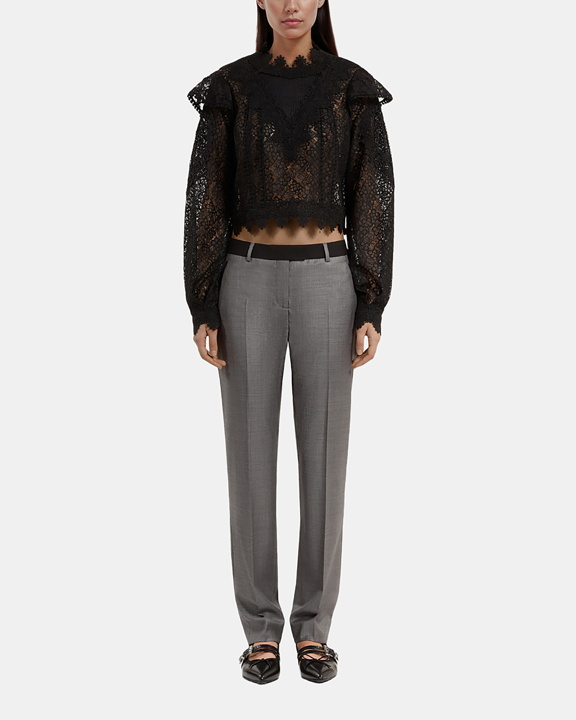 Grey tailored pants