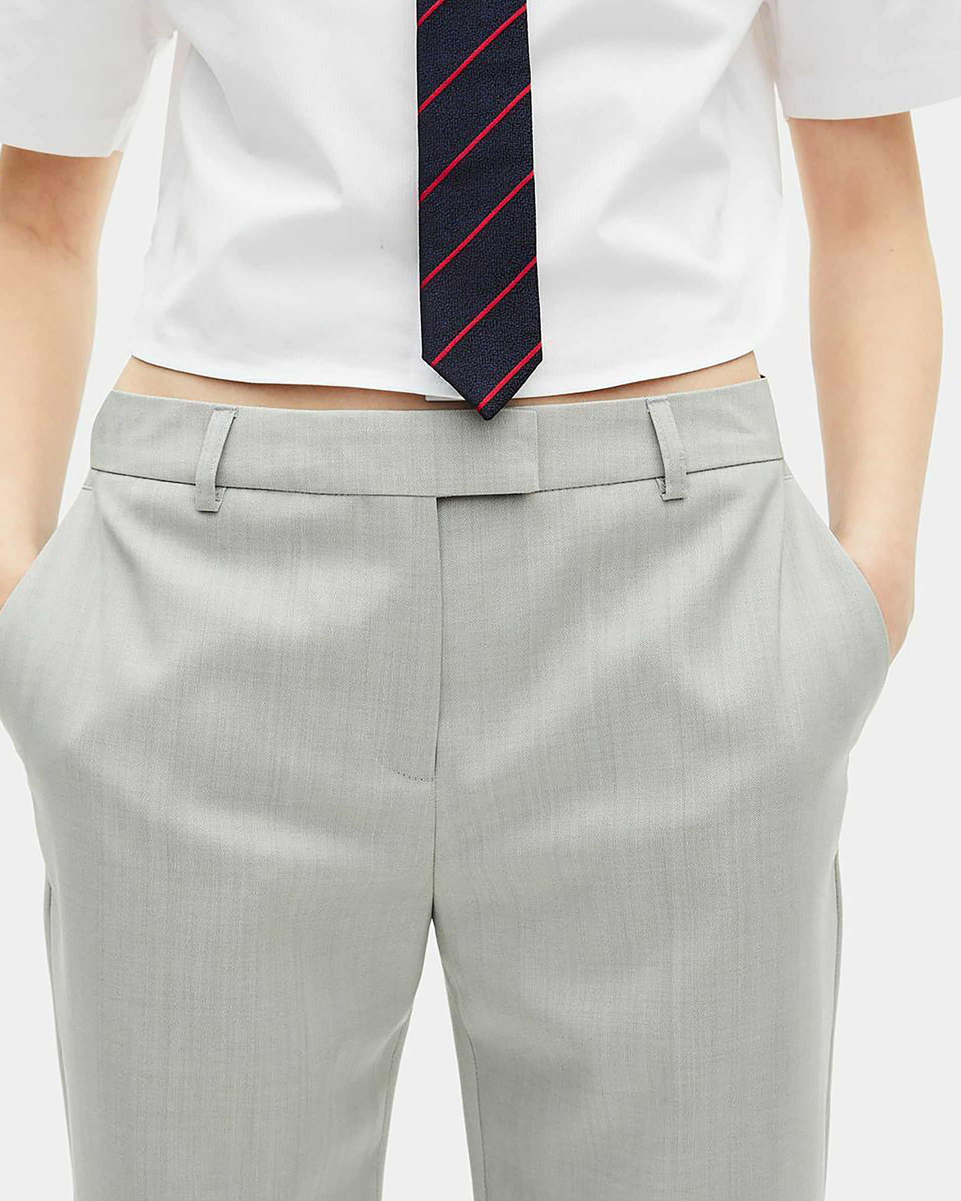 Grey tailored pants
