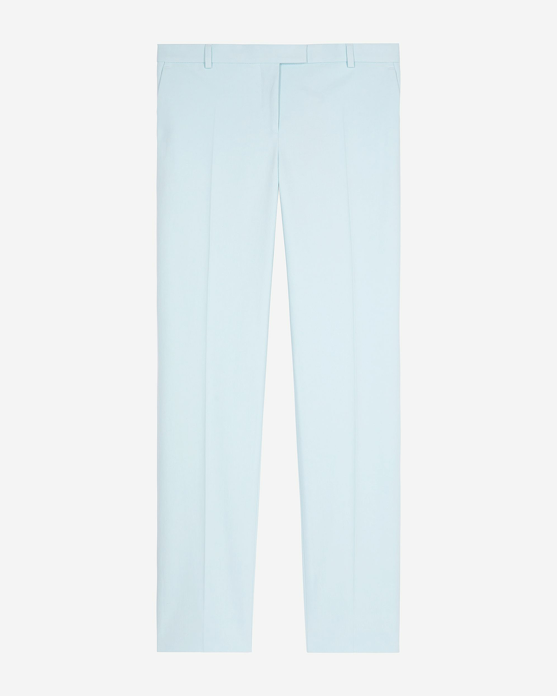 Blue cotton suit pants