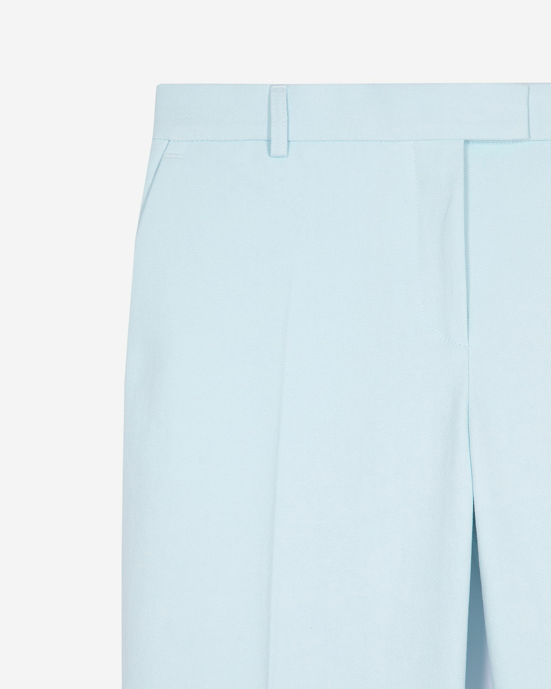 Blue cotton suit pants