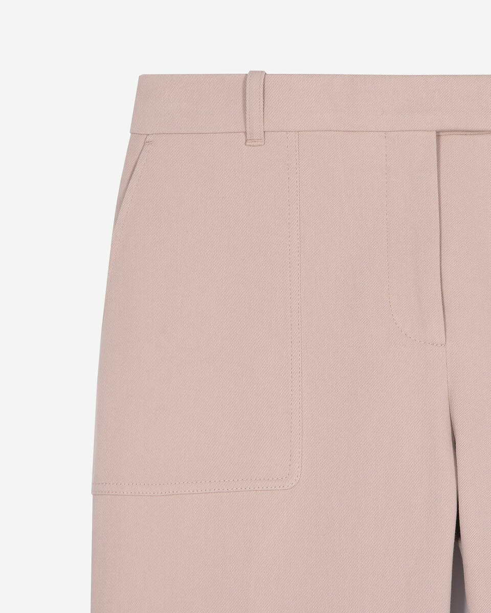 Light pink wide-leg pants