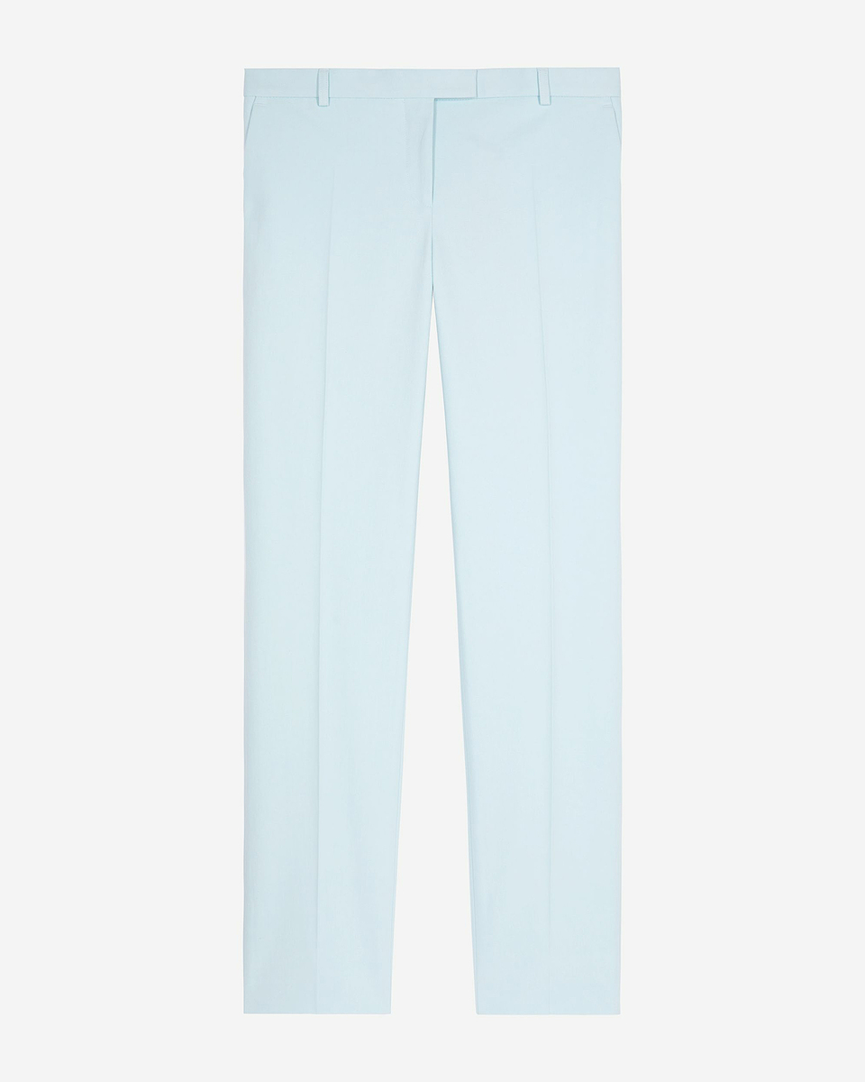 Blue cotton suit pants