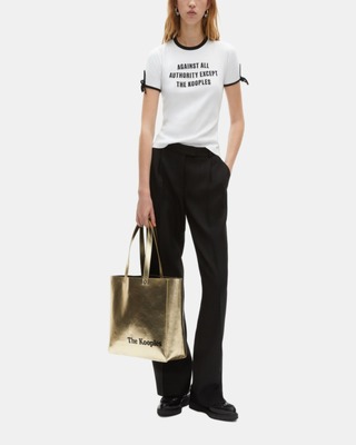 Black wide-leg pants