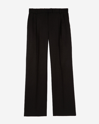 Black wide-leg pants