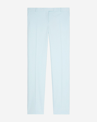 Blue cotton suit pants