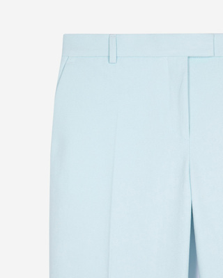 Blue cotton suit pants